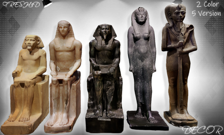 Second Life Marketplace - FRESH3D Ancient statues pack